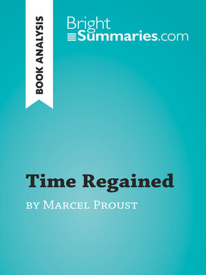 cover image of Time Regained by Marcel Proust (Book Analysis)